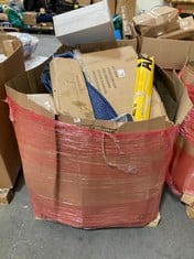 PALLET OF ASSORTED ITEMS TO INCLUDE AA 2 TONNES TOW POLE TO INCLUDE TITAN EXAM DESK IN CHARCOAL - 600 X 600MM (ZONE 3) (KERBSIDE PALLET DELIVERY)