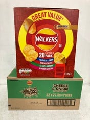 PALLET OF ASSORTED FOOD TO INCLUDE WALKERS 20 CLASSIC FLAVOUR VARIETY PACK 20 X 25G - BBE:10/2024 (ZONE 3) (KERBSIDE PALLET DELIVERY)