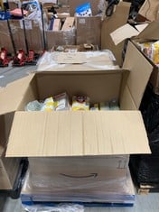 PALLET OF ASSORTED FOOD / DRINK TO INCLUDE SEABROOK CHEESE AND ONION FLAVOUR CRINKLE CUT CRISP 6 X 25G - BBE: 10/2024 (ZONE 3) (COLLECTION ONLY)