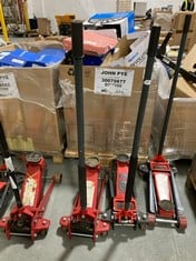 MASTERPRO 3.0 TON HYDRAULIC GARAGE JACK TO INCLUDE MASTERPRO 3 TON HYDRAULIC JACK (ZONE 3) (KERBSIDE PALLET DELIVERY)