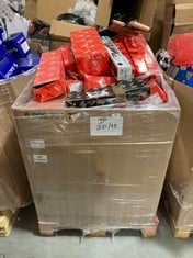 PALLET OF ASSORTED CAR ITEMS TO INCLUDE TRW PMK482 BRAKE MASTER CYLINDER (ZONE 3) (KERBSIDE PALLET DELIVERY)