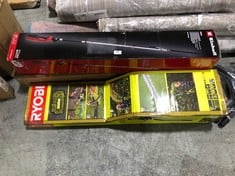 3 X ASSORTED GARDEN TOOLS TO INCLUDE RYOBI CORDLESS HEDGE TRIMMER - MODEL NO. RHT36B61R (ZONE 1)