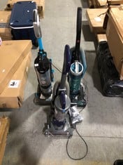 3 X ASSORTED VACUUMS TO INCLUDE VAX AIRLIFT STEERABLE PET VACUUM (ZONE 1)