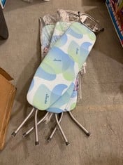 3 X VILEDA IRONING BOARD IN BLUE (ZONE 1)