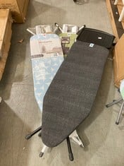 3 X ASSORTED IRONING BOARDS TO INCLUDE BRABANTIA IRONING BOARD IN BLACK (ZONE 1)