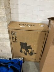 PEPE MOBILITY TRANSPORT WHEELCHAIR - MODEL NO. P10020 - RRP £130 (ZONE 1)