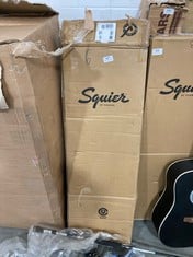 SQUIER BY FENDER DEBUT COLLECTION STRATOCASTER GUITAR IN BLACK - RRP £130 (ZONE 1)