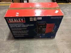 SEALEY PROFESSIONAL GAS / NO-GAS MIG WELDER WITH EURO TORCH - MODEL NO. MIGHTYMIG190 - RRP £660 (ZONE 1)