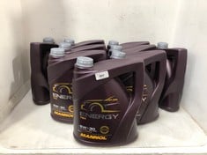 10 X MANNOL ENERGY 7511 FULLY SYNTHETIC PREMIUM ENGINE OIL 5L - TOTAL LOT RRP £170 (COLLECTION ONLY) (LOCATION: SR40)