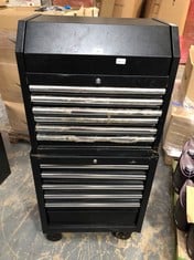 6 DRAWER TOOL CHEST TO INCLUDE 5 DRAWER MOBILE TOOL TROLLEY STORAGE (LOCATION: SR40)