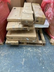 PALLET OF ASSORTED ITEMS TO INCLUDE 2 DOOR UNDER SINK CABINET (LOCATION: SR40) (MUST REMOVE ALL ITEMS FROM SITE) (KERBSIDE PALLET DELIVERY)