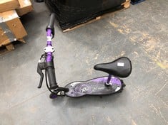 WIRED XL ELECTRIC SCOOTER IN BLACK AND PURPLE RRP : £165 (LOCATION: SR40)