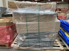 PALLET OF ASSORTED BED ITEMS TO INCLUDE OPEN SPRUNG MATTRESS IN SIZE 150 X 200CM (LOCATION: SR40) (MUST REMOVE ALL ITEMS FROM SITE) (KERBSIDE PALLET DELIVERY)