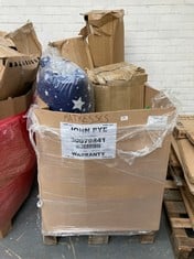 PALLET OF ASSORTED ITEMS TO INCLUDE ROLLED UP SPRING MATTRESS (LOCATION: SR40) (MUST REMOVE ALL ITEMS FROM SITE) (KERBSIDE PALLET DELIVERY)