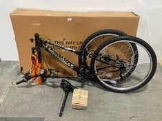 APOLLO INTERZONE JUNIOR MOUNTAIN BIKE IN BLACK / ORANGE - 26'' WHEEL - 198926 - RRP £225 (ZONE 1)