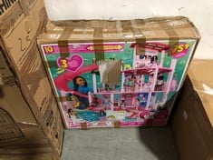 BARBIE DREAMHOUSE 3 STORY PLAY DOLL HOUSE PLAYSET - RRP £150 (ZONE 1)