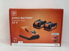 FEIN AKKU/BATTERY STARTER-SET 12V 92604327240 RRP- £125.99