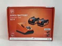 FEIN AKKU/BATTERY STARTER-SET 12V 92604327240 RRP- £125.99