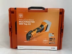 FEIN AKKU/CORDLESS MULTIMASTER 500 PLUS TOP AS 71293863000 RRP- £349.99