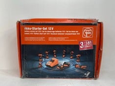 FEIN AKKU-STARTER -SET 12V BATTERY STARTER SET 92604316240 RRP- £219.96