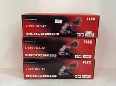 FLEX DAS ORIGINAL L 125 18.0-EC LIGHT DUTY ANGLE GRINDER TOTAL RRP- £190