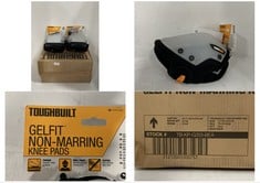 5 X TOUGHBUILT GELFIT NON-MARRING KNEE PADS