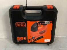 BLACK + DECKER ELECTRIC COMPACT JIGSAW WITH BLADE - MODEL NO. KS701EK (18+ ONLY)