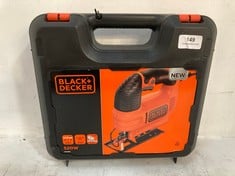 BLACK + DECKER ELECTRIC COMPACT JIGSAW WITH BLADE - MODEL NO. KS701EK (18+ ONLY)