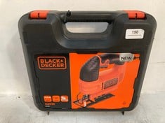 BLACK + DECKER ELECTRIC COMPACT JIGSAW WITH BLADE - MODEL NO. KS701EK (18+ ONLY)