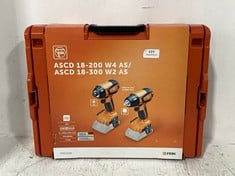 FEIN ASCD 18-200 W4 AS / ASCD 18-300 W2 AS CORDLESS IMPACT WRENCH / DRIVER - RRP £275