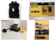 DEWALT HEATED GEAR MENS STRUCTURED SOFTSHELL HEATED JACKET IN BLACK SIZE MEDIUM - RRP £200