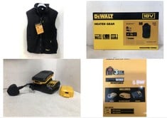 DEWALT HEATED GEAR MENS STRUCTURED SOFTSHELL HEATED JACKET IN BLACK SIZE MEDIUM - RRP £200