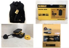 DEWALT HEATED GEAR MENS STRUCTURED SOFTSHELL HEATED JACKET IN BLACK SIZE EXTRA LARGE - RRP £200