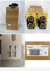 10 X STANLEY TYLON TWIN PACK TAPE MEASURES 5M/16' & 8M/26'