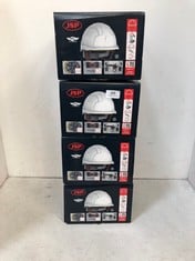 4 X JSP EVOLITE SKYWORKER HELMET EN2492