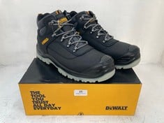 DEWALT STEEL TOE CAP AND PLATE LASER SAFETY BOOTS IN BLACK SIZE 9