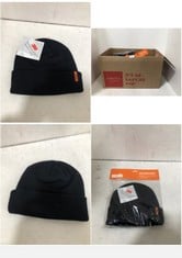 BOX OF APPROX 21 X SCRUFFS HARDWEAR TRADE THINSULATE BEANIE BLACK