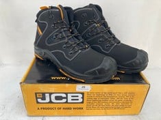 JCB COMPOSITE TOE BACKHOE/B SAFETY BOOTS IN BLACK WATER SIZE 9