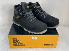 DEWALT STEEL TOE CAP AND PLATE LASER SAFETY BOOTS IN BLACK SIZE 11