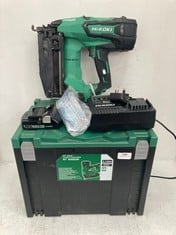 HIKOKI 18V 65MM CORDLESS FINISH NAILER NT 1865DM RRP- £299