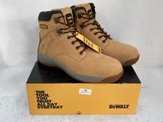 DEWALT STEEL TOE CAP EXTREME SAFETY BOOTS IN HONEY SIZE 11