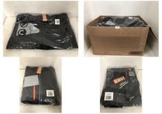 BOX OF ASSORTED WORK WEAR TO INCLUDE SCRUFFS WORK SOFT SHELL JACKET IN BLACK SIZE XXL