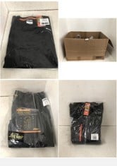 BOX OF ASSORTED WORK WEAR TO INCLUDE SCRUFFS ECO WORKER T-SHIRT IN BLACK SIZE 2XL