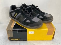 STANLEY VERMONT SAFETY TRAINERS IN BLACK SIZE 10