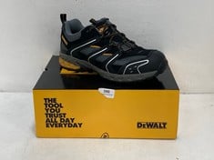 DEWALT INDUSTRIAL FOOTWEAR STEEL TOE TRAINERS CUTTER BLACK SIZE 8