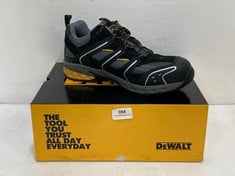 DEWALT INDUSTRIAL FOOTWEAR STEEL TOE TRAINERS CUTTER BLACK SIZE 8