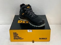 DEWALT INDUSTRIAL FOOTWEAR STEEL TOE STEEL PLATE LASER BLACK SIZE 8