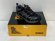 DEWALT INDUSTRIAL FOOTWEAR STEEL TOE TRAINERS CUTTER BLACK SIZE 5