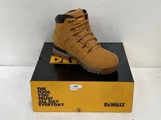 DEWALT INDUSTRIAL FOOTWEAR STEEL TOE BOOTS CARLISLE HONEY SIZE 6