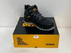 DEWALT INDUSTRIAL FOOTWEAR STEEL TOE STEEL PLATE BOOTS LASER BLACK SIZE 8